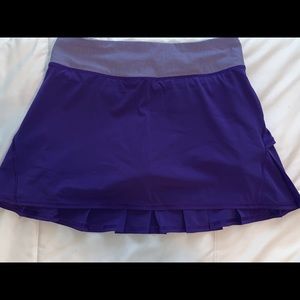 Lululemon purple size 4 tennis skirt